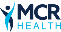 A black background with the words " mote health."